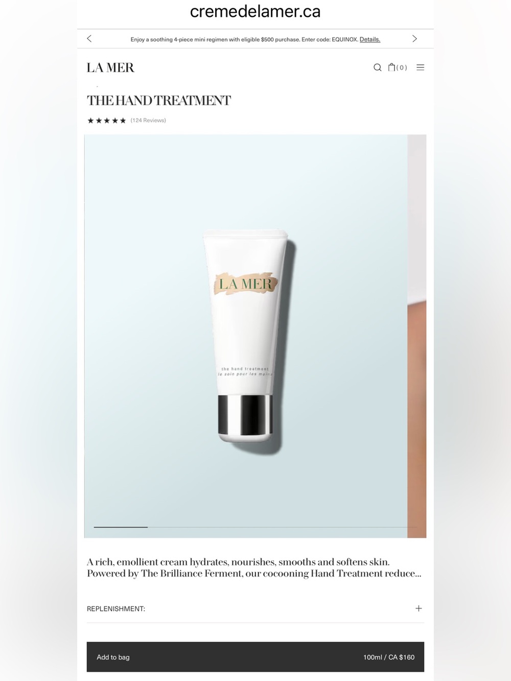 New La Mer The Hand Treament Hand Cream 100ml